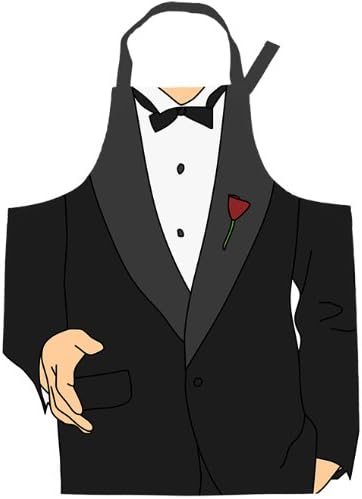 Amazon タキシードエプロン エプロン オンライン通販