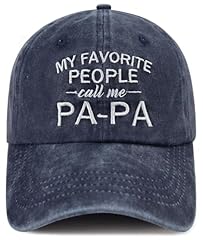 Papa Embroidered Navy