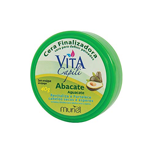Cera Finalizadora Capilar Abacate 40G, Muriel