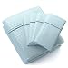 Cosy House Collection Elegant Bed Sheets - Queen Size, Light Blue (Dots) - Luxury 6 Piece Hotel Bedding Set - Deep Pocket - Matte and Shine Beautiful Patterns - 1 Fitted, 1 Flat, 4 Pillowcases