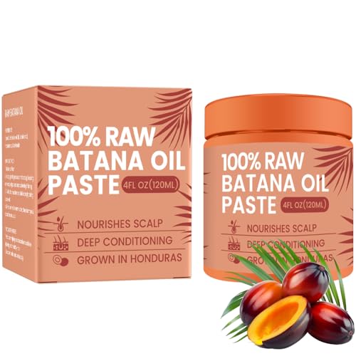 Batana Oil Batana Oil for Hair Growth Effectively Activates Dormant Hair Follicles and Reduces Hair Loss combating dryness Frizz and Split Ends Suitable for all Hair Types 120ml/4 FL oz (1PC)