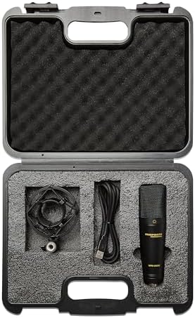 Marantz Professional MPM-2000U Mikrofon pojemnościowy USB do nagrywania na komputerze, podcastów i gier + uchwyt antywstrząsowy, kabel USB i etui