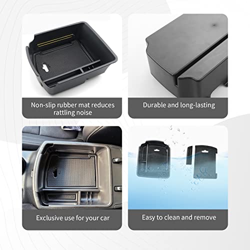 CDEFG 2020-2025 2026 Kia Seltos Center Console Organizer Tray for 2020-2024 2025 2026 Kia Seltos Accessories Middle Console Armrest Storage Box Secondary Insert Tray Coin Container by CDEFG - Image 5