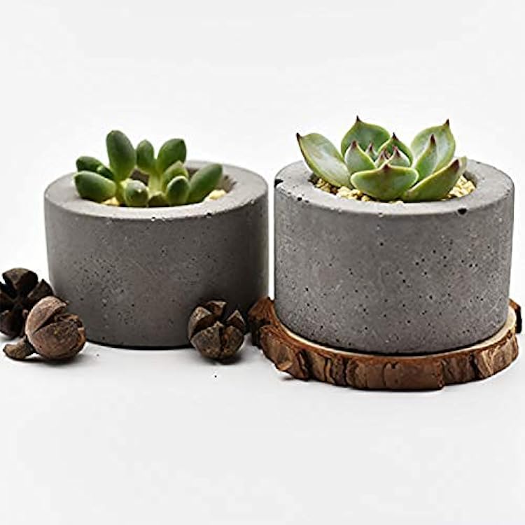 Nicole Silicone Flower Pot Mold for Succulent Plants Concrete Candle Holder Mould
