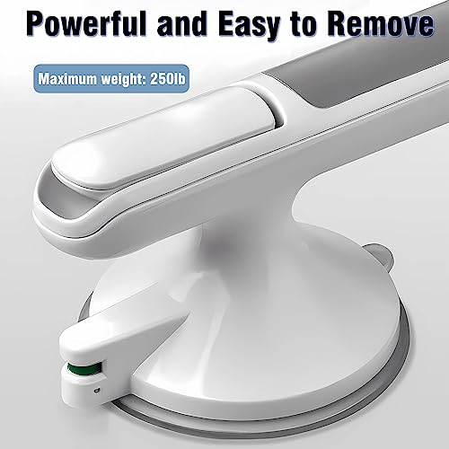 Zxlozxly Shower Handle, 12 Inch Handicap Grab Bars For Bathtubs And Showers, Suction Cup Shower Handle For Elderly, Balance Assist Safety Bath Handle Bathroom Balance Bar (1 Pack) #TOP1