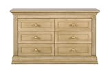 Baby Cache Montana 6 Drawer Dresser In Driftwood