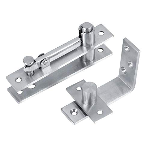 Stainless Steel 360 Degree Door Pivot Hinge Set Door Pivot Hinge Heavy Duty Rotating Door Hinge (15x7x3cm) - Image 2