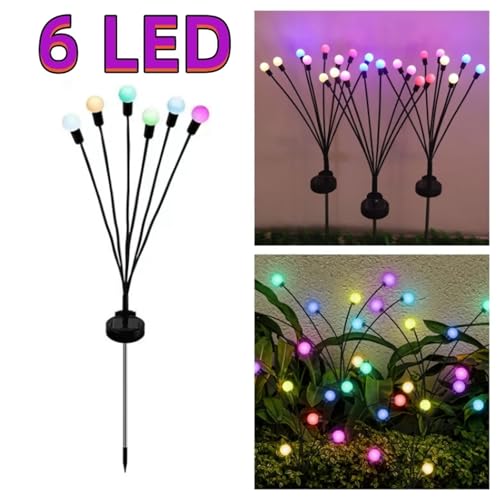 Luces led de jardín solares para iluminar caminos oscuros sin cables 2