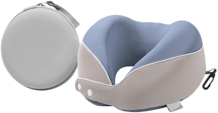 U-Shaped Memory Foam Neck-Supporting Pillow for Office Slouching Sleep