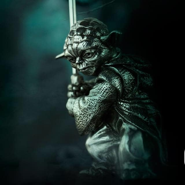 Royal Selangor Hand Finished Star Wars Collection Pewter Yoda Figurine