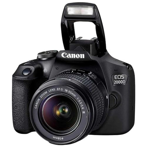 Canon EOS 2000D BK 18-55 IS + SB130 +16GB EU26 Kit d'appareil-photo SLR 24,1 MP CMOS 6000 x 4000 pixels Noir - Appareils photos numériques (CMOS, Full HD, Noir) – Image 4