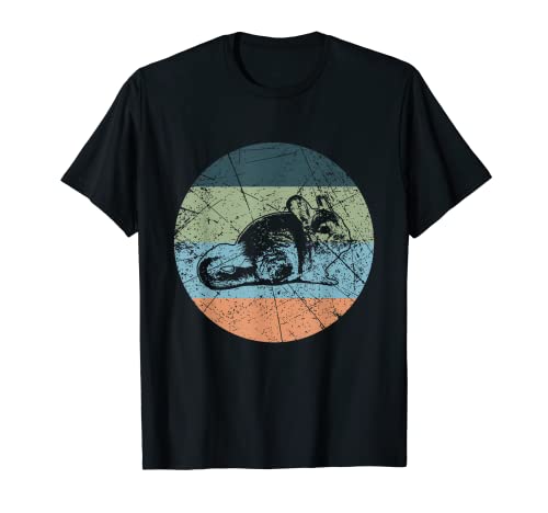 Silueta de animales retro – Chinchilla vintage amante Camiseta