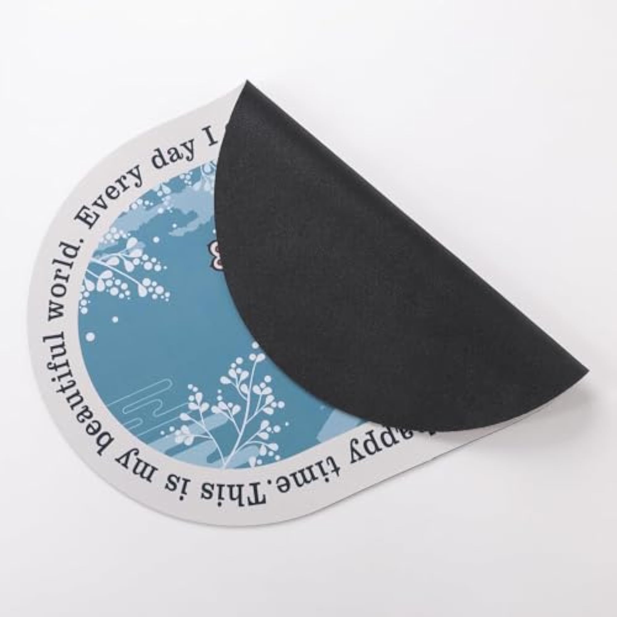PVC Shower Bath Mat, Round Design