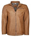 Lederjacke wurde im coolen Bikerlook gestaltet