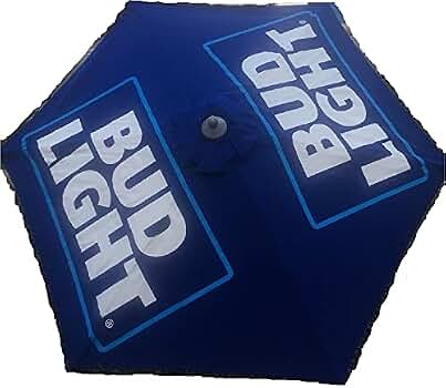 busch light patio umbrella Amazon.com : Bud Light Famous Among Friends 9 Foot Beer Patio Umbrella  Market Style : Patio, Lawn & Garden