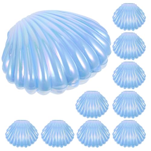 Boîtes à bonbons coquillage en PP pour chocolat et bijoux | Lot de 30