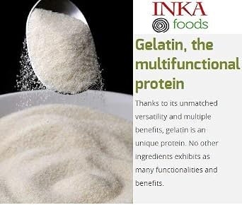 Granulated gelatin HALAL, 250 bloom, neutral flavor - 1 kg