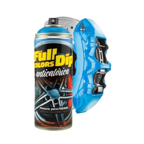 AutoFullCar SPRAY PINTURA PARA PINZAS DE FRENO ANTICALÓRICA ACRÍLICA PERMANENTE FULLCOLORS BY FULL DIP (AZUL MIAMI)