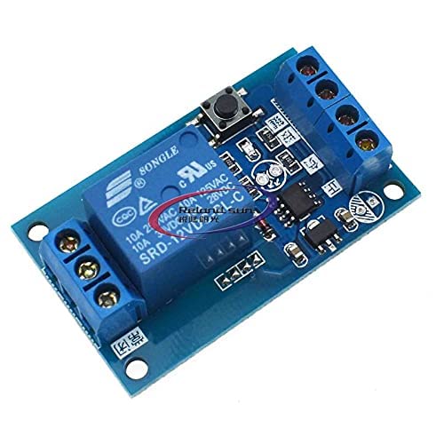 Amazon.com: 12V Single Bond Button Bistable Relay Module Modified Car ...