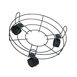 Plateau de pots de fleurs mobile : soucoupes de plantes en pot sont un accessoire parfait pour votre jardin ou votre intérieur, plateau de pots de fleurs en métal