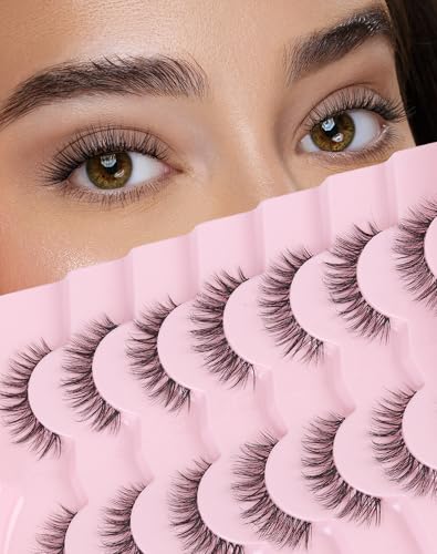 Strip Lashes Wispy False Eyelashes Natural Lashes Small Fake Lashes T22