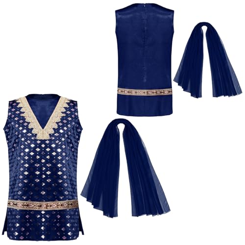 Choomomo Kids Girls Metallic Floral Print Kurta with Scarf Set Ethnic Indian Wear Traditional Party Suit4