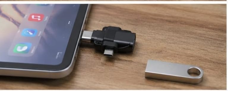 Image of 3-in-1 Universal USB OTG Adapter for Type-C, Micro USB & Lightning Devices