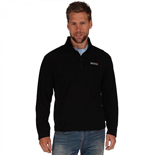 Photo de Regatta Homme Thompson Fleece Polaire, Noir, 58-60 EU (Taille Fabricant: XXL)