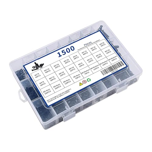 Capuchons à tête hexagonale plate fraisée et écrous pour visserie machine