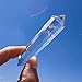 12-Facet Clear Crystal Wands Vogel Crystals 12 Sided Vogel Crystal Point Vogel Style Quartz Clear Crystal Quartz Reiki Healing Stones Spirital Meditation Stone Chakra Gemstone Home Decor. Gift