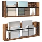 【Dotato di funzioni pratiche】 Realizzato in legno resistente, il rack promette durata anche con un uso intenso. Montato a muro, sfrutta bene lo spazio verticale mantenendo un profilo snello. La superficie è facile da pulire; ricorda di evitare abrasivi per mantenere il finish. Ideale per tenere riviste, fogli e libri leggeri, risponde a ogni tua esigenza organizzativa.