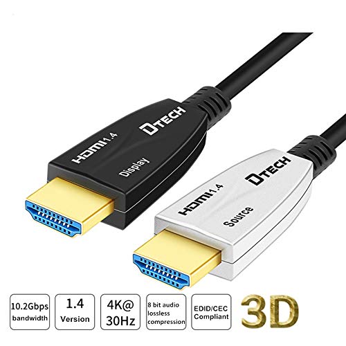 Câble fibre optique HDMI pour supprimer les pertes de signal d'image 4K sur 15 mètres