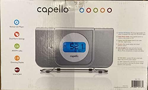Capello Cd Clock Radio White Cr25 Home Kitchen Amazon Com