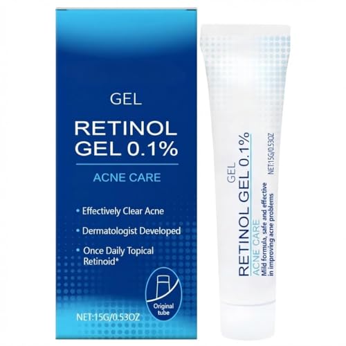 Retinol Gel Acne Care – Retinol Acne Support Gel & Skin Soothing Cream with Hydrating Formula, Spot Cream for Acne & Blemishes, Lightweight acne Care for Clear Skin