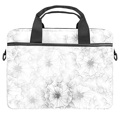 Sac à bandoulière pour PC portable 13 pouces motif pissenlit multicolore