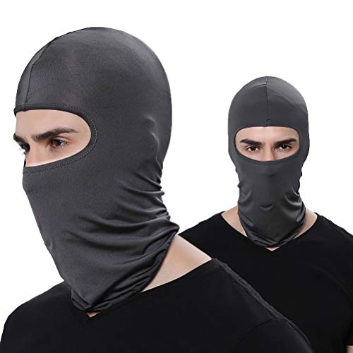 Augsion フェイスマスク ネックウォーマー 目だし帽 バラクラバ 防寒 通気 吸汗 速乾 ヘッドウェア フルフェイスマスク ヘルメット 軍用 インナー サバイバルゲーム 自転車 バイク アウトドア 男女兼用 イヤーキャップ