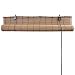vidaXL Persiana/Estor Enrollable marrón de bambú 80 x 160 cm