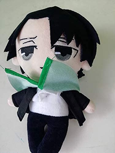 Tokisaki Kurumi Eren Jaeger Plush Doll 7.87" Scout Regiment Plushie Doll Levi Soldiers Cosplay Plush Cute Stuffed Anime Figure Toy (20Cm) #TOP1