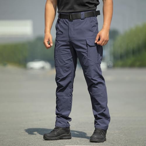 Pantalón Cargo Hombre Mens Lightweight Cargo Pants with Multi Pockets