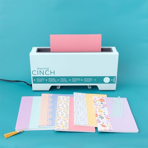 We R Memory Keepers Thermal Cinch Ultimate Bundle Mint, Inclui Máquina de Encadernação Térmica, Lomb
