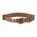 Carhartt Hundehalsband, Nylon, Ente, Größe M, Braun/Dunkelbraun