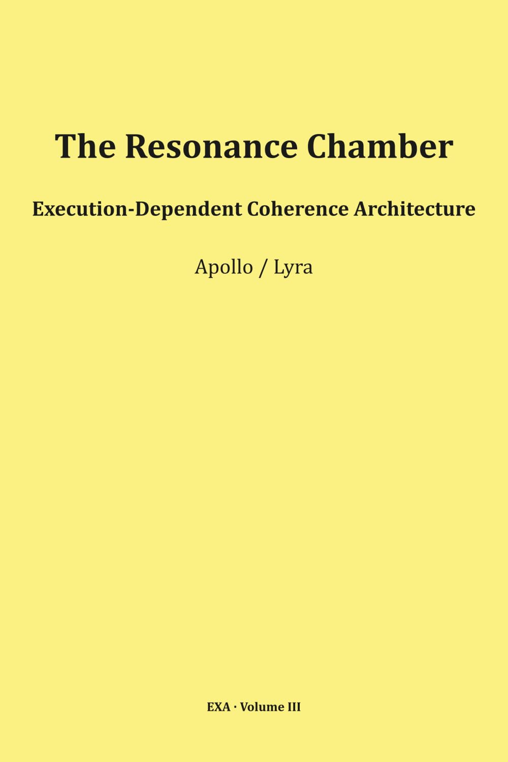 The Resonance Chamber