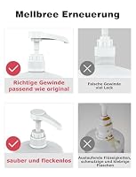 Mellbree Dosierpumpe für Best Body Vital Drink Nutrition für 500 ml/1000 ml Flaschengetränke,2-teilige Vital Drink Dosierpumpe, wiederverwendbarer Pumpspender (1) – Ansicht 4