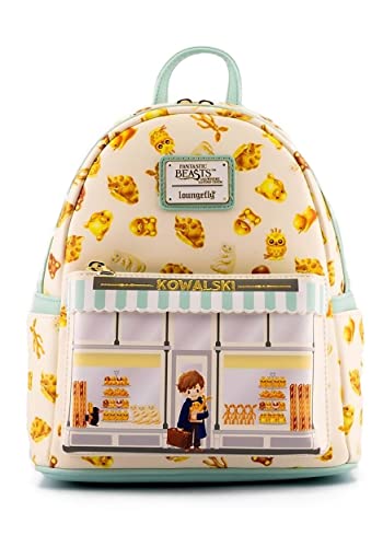 Sac à dos Loungefly Fantastic Beasts Kowalski Bakery en similicuir pour fan