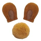 APGLSXY Orecchie da coniglietto Decorazione Casco Peluche Coniglietti Orecchie e Coda per Motociclette Accessori da Sci Accessori per le Donne, CL, Taglia unica