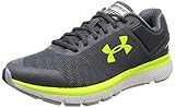  Under Armour Charged Europa 2, Zapatillas de Running para Hombre, Gris (Pitch Gray High-Vis Yellow 102), 44 EU