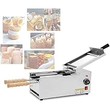 Electric Ice Cream Cone Machine, 1500WCommercial Chimney Cake Machine, Chimney Bread Roll Grill Maker for Restaurant Home Kitchen Snack Bar,110V