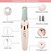 LQT® Electric Foot File – Rechargeable Callus Remover for Hard, Cracked Skin – At-Home Pedicure Kit for Smooth Feet (Men & Women) (Pink)