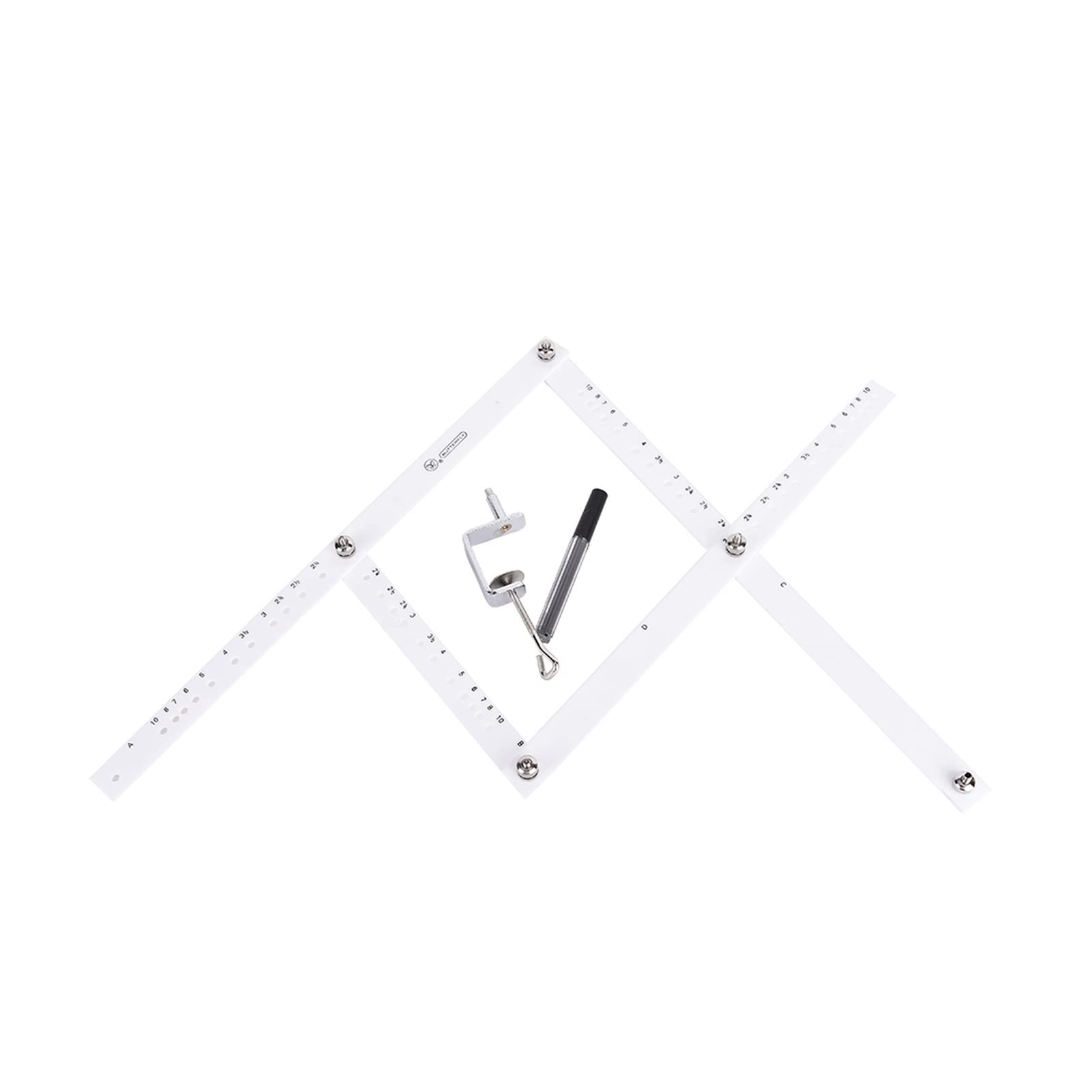 Righello riduttore, ingranditore, pantografo pieghevole for artisti in scala da 34 cm, strumento for lavori artistici, for ufficio e scuola. Set di forniture.,Righelli