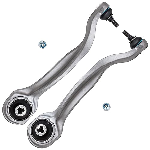 Image of Detroit Axle - 8pc Front End Control Arms Kit for 2014-2016 Mercedes Benz E250, 2010-2016 E350, 2013-2014 E400, 2010-2011 E550, Upper Control Arms w /Ball Joint Tie Rods Sway Bars Replacement
